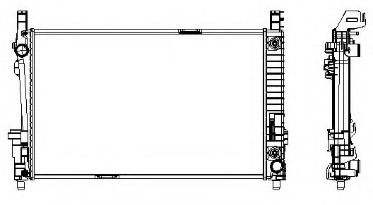 Radiator for BENZ