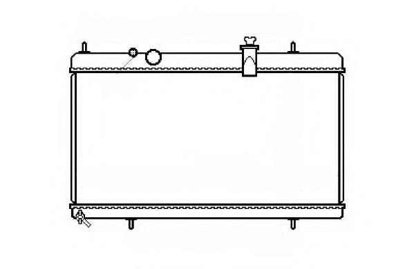 Radiator for PEUGEOT