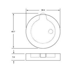 Brake pad for CITROEN