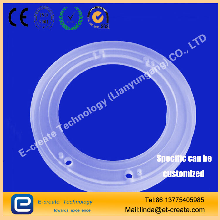 Quartz flange, flange tube, high temperature flange tube, transparent flange tube