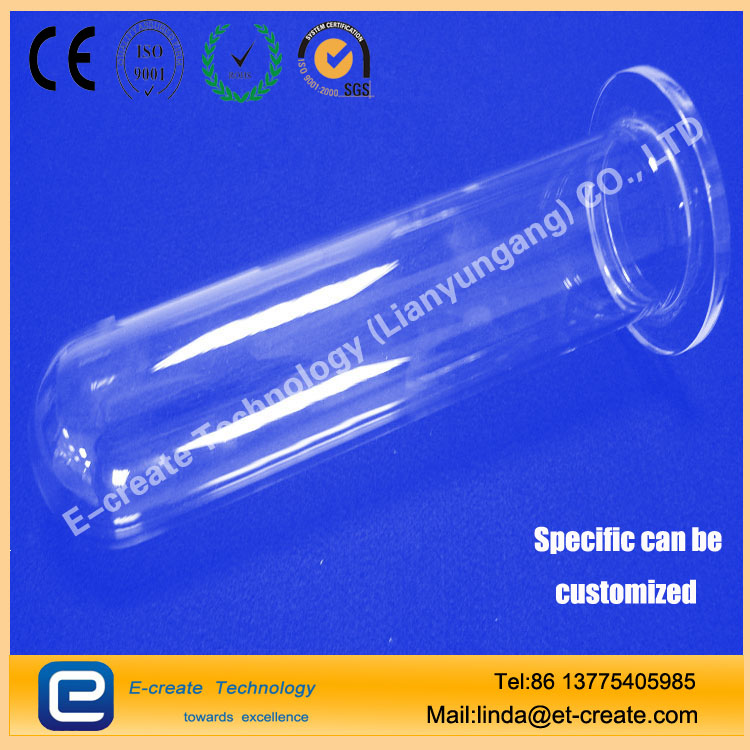 Quartz flange tube, quartz furnace tube, quartz cavity, the second quartz processing tube, quartz custom instrument