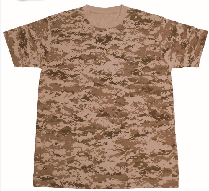 1308-3 Cotton Desert Digital Camoufalge T-Shirt