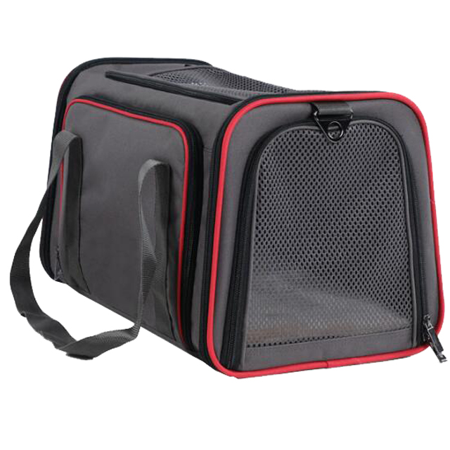 Two Expandable Mesh Doors Dog Carrier Bag Kennel Cab Airline Approved