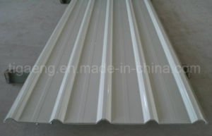 Tuile de toit enduite en m&eacute;tal de la feuille PPGI/PPGL de toiture de zinc d'ondulation