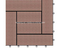 Tuile en bois ext&eacute;rieure de Decking de PE/anti plancher UV d'Outerior DIY WPC