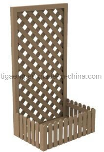 Support augment&eacute; par DIY insectifuge recyclable de rue/usine de jardin/stationnement WPC