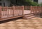 Fronti&egrave;re de s&eacute;curit&eacute; d&eacute;corative mat&eacute;rielle neuve recyclable de jardin/stationnement/balcon de WPC