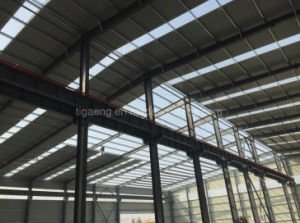 Entrep&ocirc;t pr&eacute;fabriqu&eacute; de b&acirc;ti en acier de mesure de lumi&egrave;re d'atelier