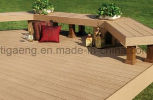 Planche ext&eacute;rieure r&eacute;sistante au feu de Decking du prix usine WPC