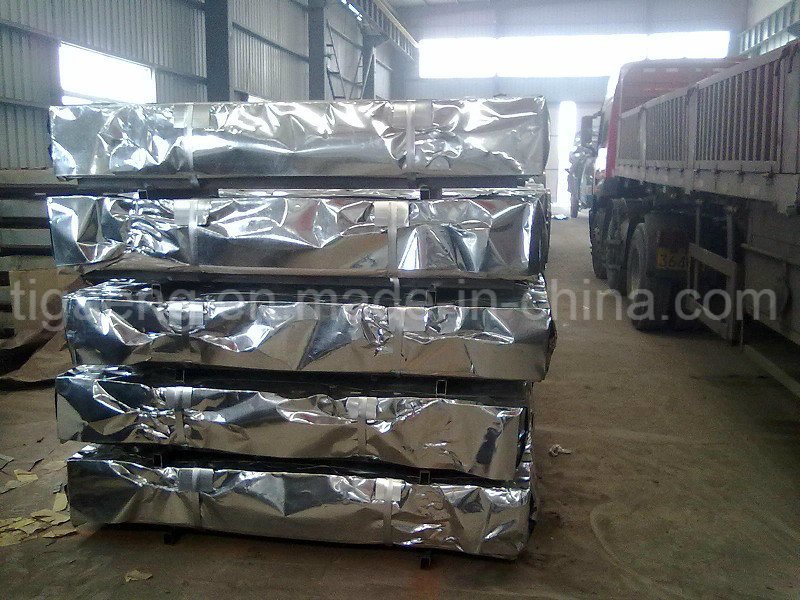 Low Cost Corrugated Colorful PPGI/PPGL Steel Roofing Plate for Tanzania