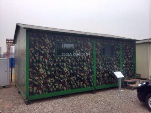 La casa Pre-Hecha del envase/prefabric&oacute; el hogar min&uacute;sculo del envase para Suram&eacute;rica