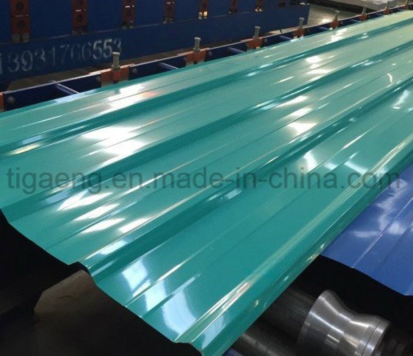 High Quality Easy Fabricating Trapezoidal Color Painted Galvanized Steel Roofing Sheet