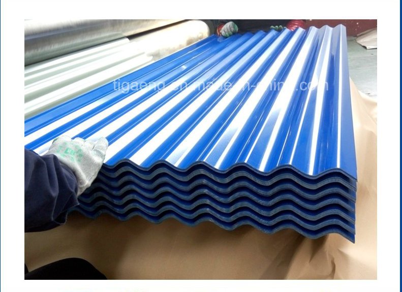 Color Coated Metal Roof Tile Box Profile PPGI Steel Plate for Roof