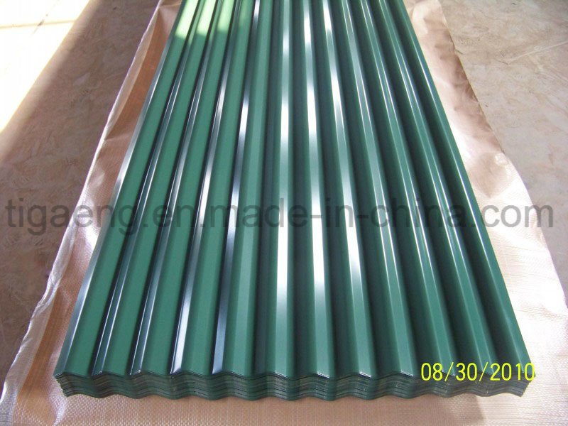 High Quality Easy Fabrication Color Coated Galvanized Steel Tile