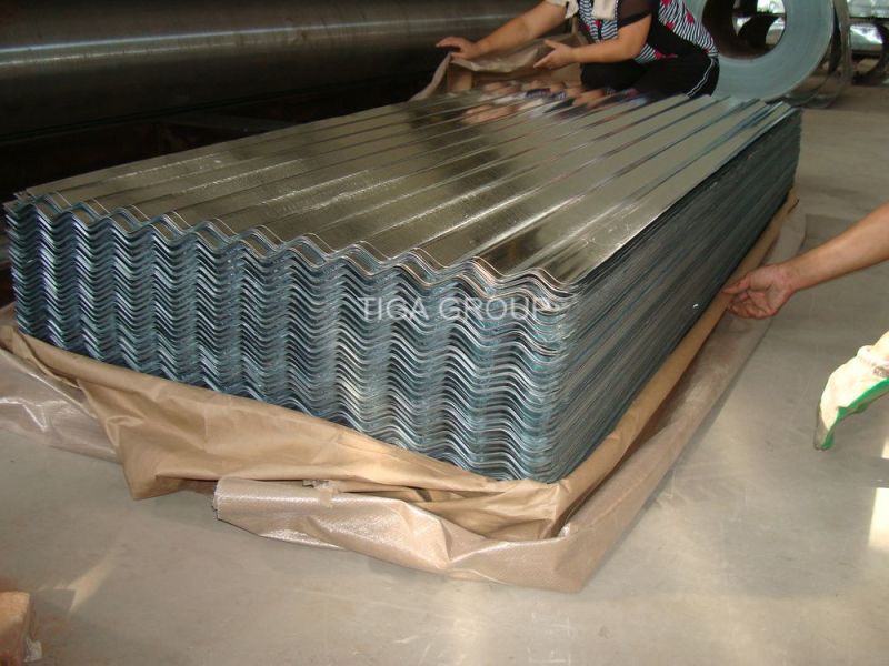 Fireproof Wave Metal Roofing Light Weight Color Galvanized Steel Sheets
