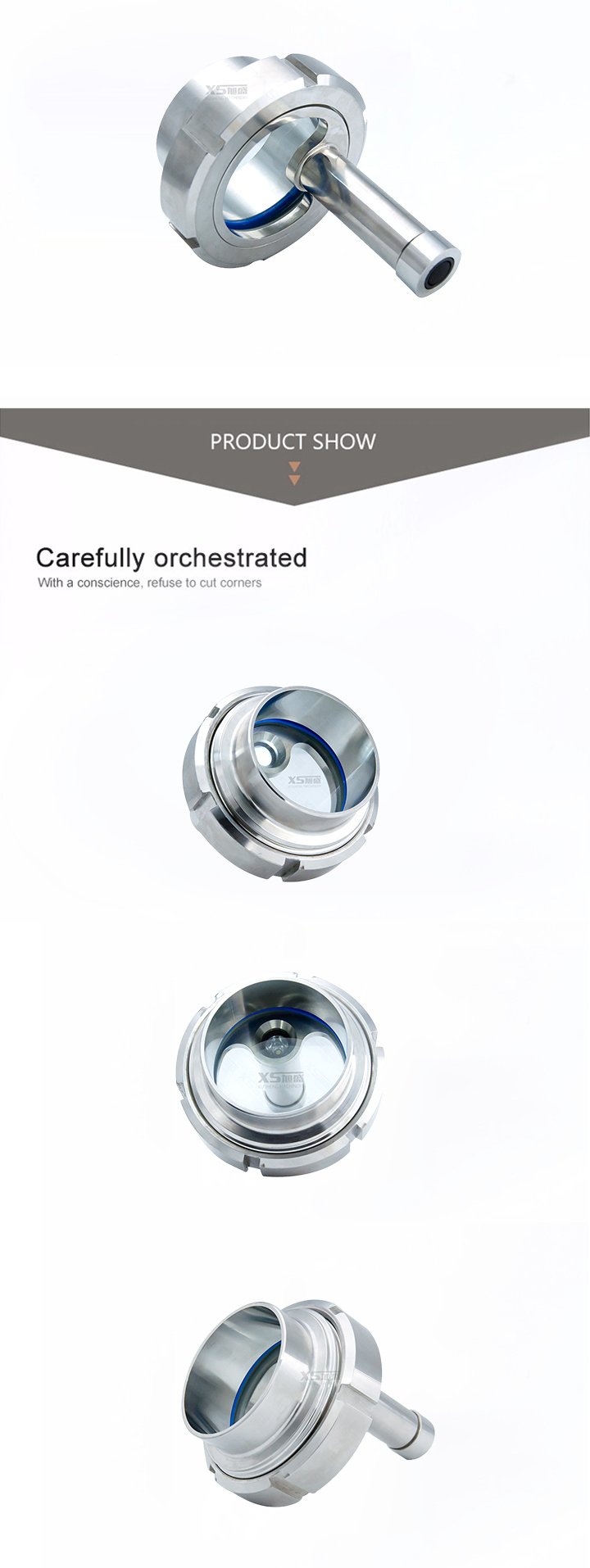 Светодиодный фонарик из нержавеющей стали в стиле Union Lamp Sight Glass