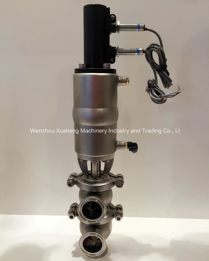 Санитарный клапан переключения потока из нержавеющей стали SS304 SS316L L