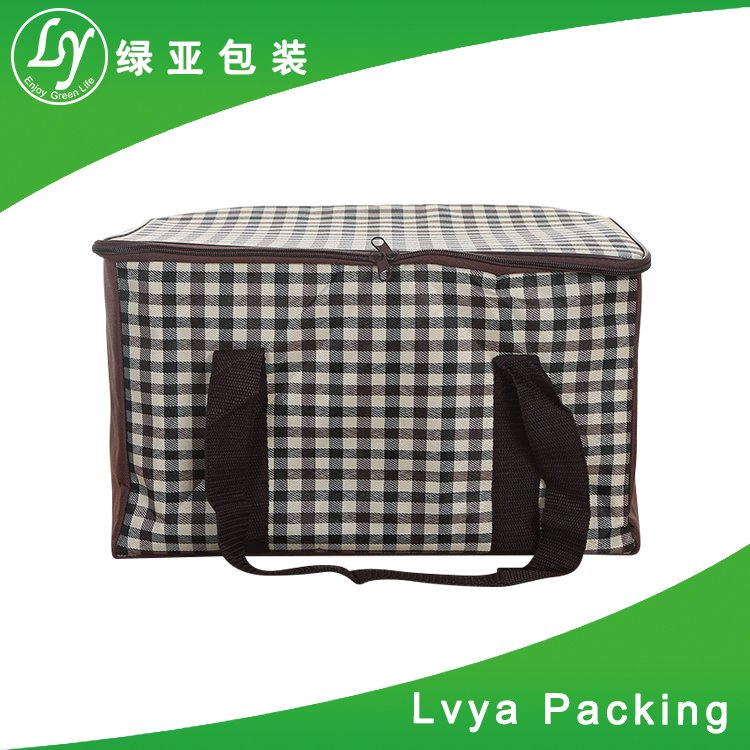 Large picnic disposable can insulated cooler bag / non woven lunch cooler bag