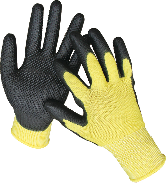 PVC DOTTED PU GLOVES
