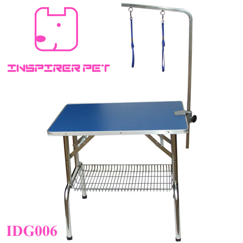 Stainless Steel Pet Dog Grooming Table with Adjustable Arm