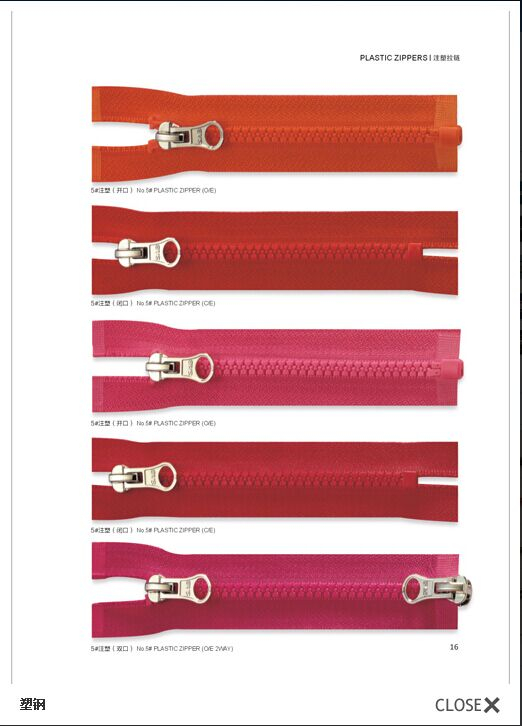 Plastic Zipper