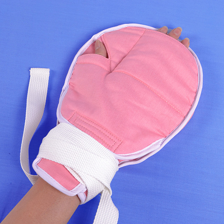 The medical hand fixed wrap (cotton material opens the mouth)