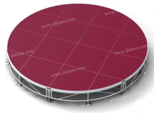 Aluminum round stage