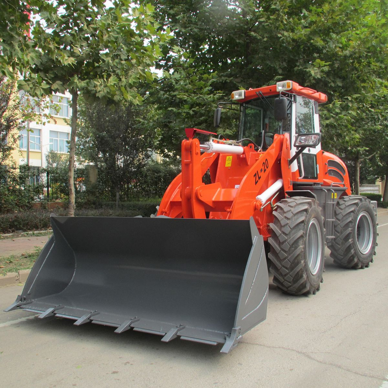 wheel loader ZL20 (75KW/102HP engine,16/70-24 bigger tire)