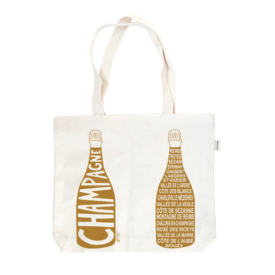 double wine tote bag