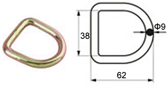 DR5000 1.5' Anillo D BS: 1500KG/3300LBS - Dawson Group Ltd. - Fabricante, proveedor y f&aacute;brica de China