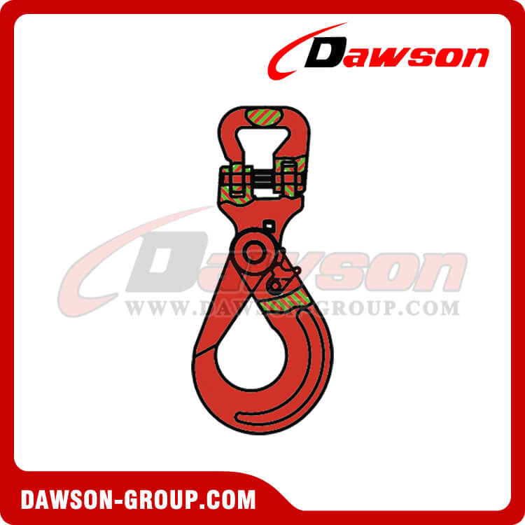 GANCHO AUTOBLOQUEO DS110 G80 PARA ESLINGA WEB CON MEDIO ENLACE - DAWSON GROUP LTD.- F&Aacute;BRICA DE PROVEEDORES DE CHINA