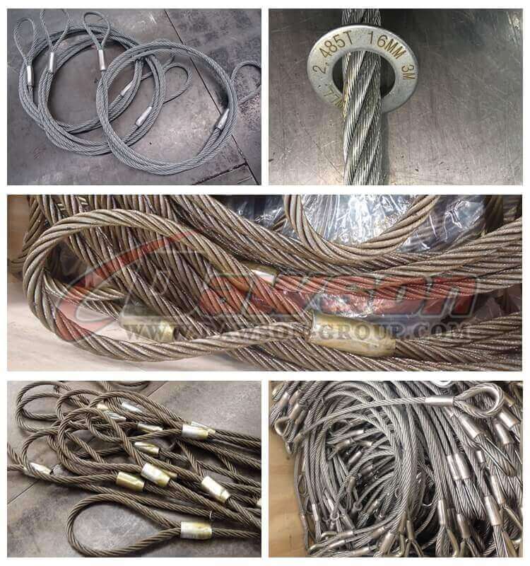 Eslinga de cable de acero - Dawson Group Ltd. - Fabricante, proveedor, f&aacute;brica y exportador de China