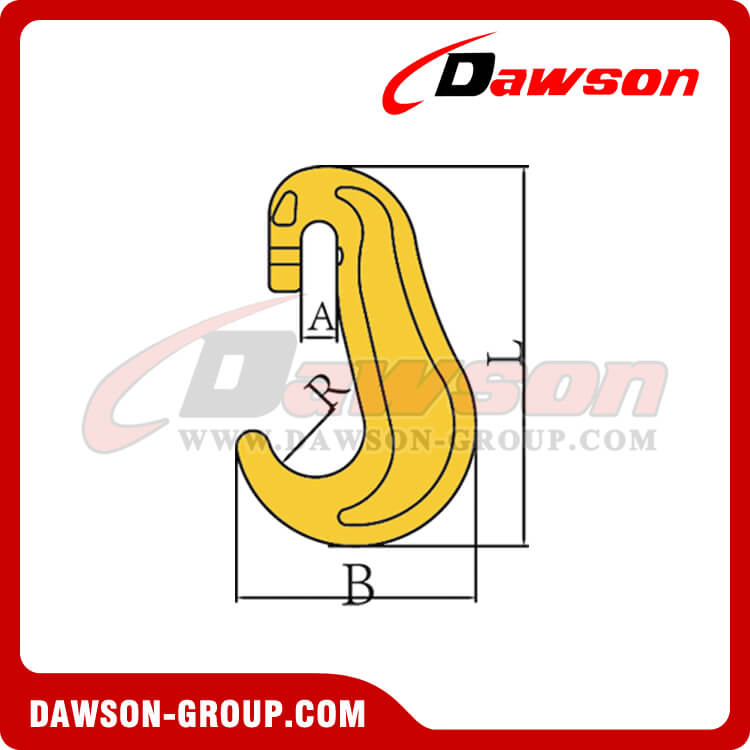 DS071 G80 GANCHO DE AMARRE TIPO C CON PASADOR DIVIDIDO (PERNO) - DAWSON GROUP LTD.- PROVEEDOR FABRICANTE DE CHINA