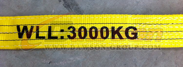 WLL 3 トン ポリエステル ウェビング スリング - リフティング スリング - Dawson Group Ltd. - 中国メーカー、サプライヤー、工場