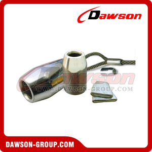 Mangas de estampagem de aço flamengo de cabo de aço (DS-505), mangas de olho flamengo de aço carbono