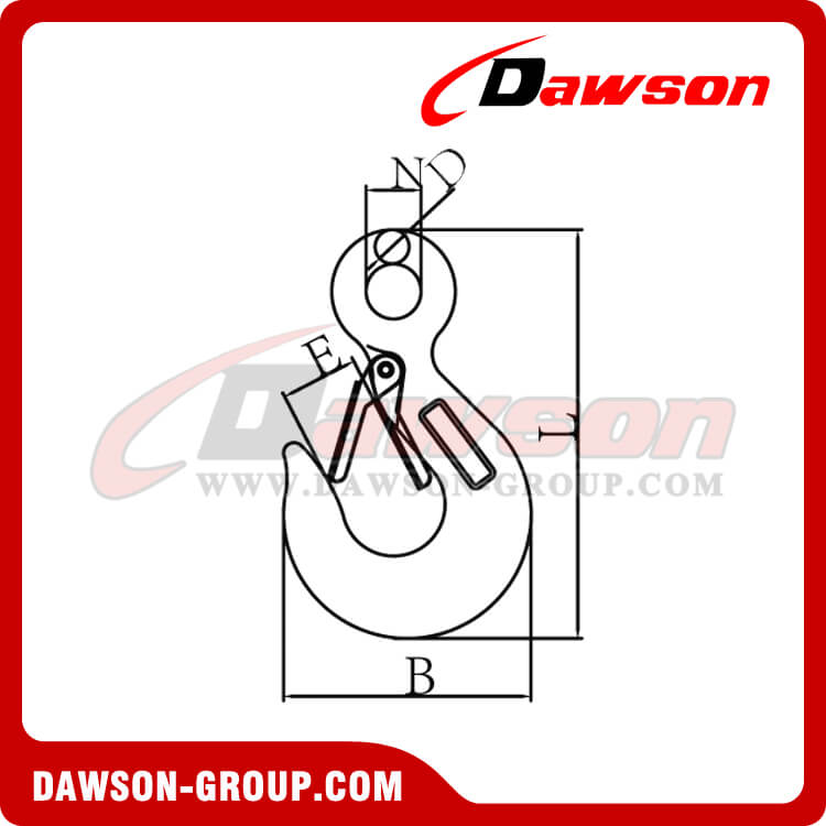 DS020 DIN689 ラッチ付きフック - DAWSON GROUP LTD.- 中国のメーカー、サプライヤー、工場