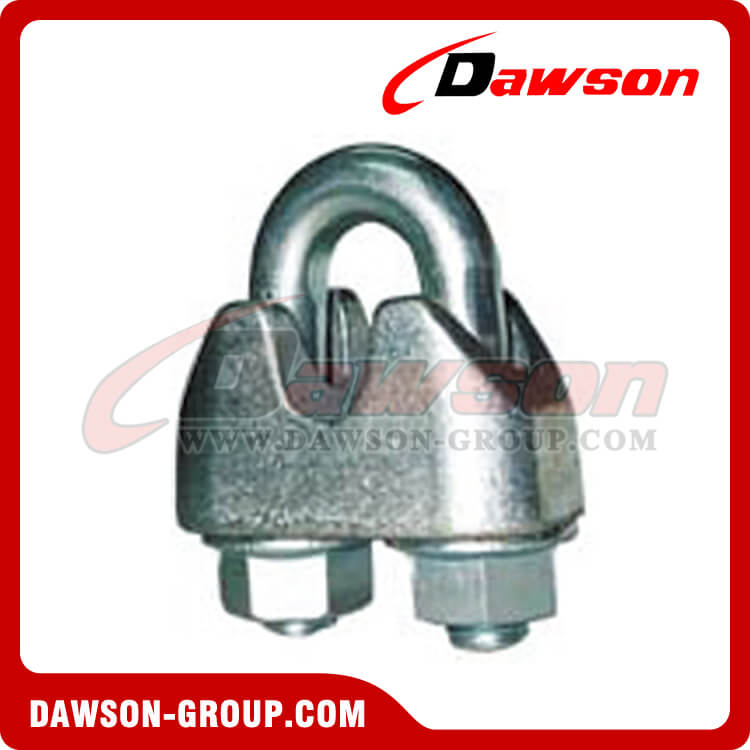 DIN 1142 亜鉛メッキ可鍛性鋳造ワイヤ ロープ クリップ