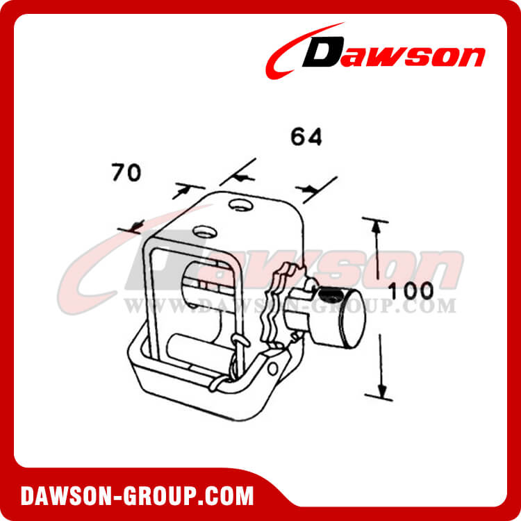 DSWN50503 BS 5000KG/11000LBS Малая крепежная лебедка, лебедка для грузовых автомобилей из легированной стали