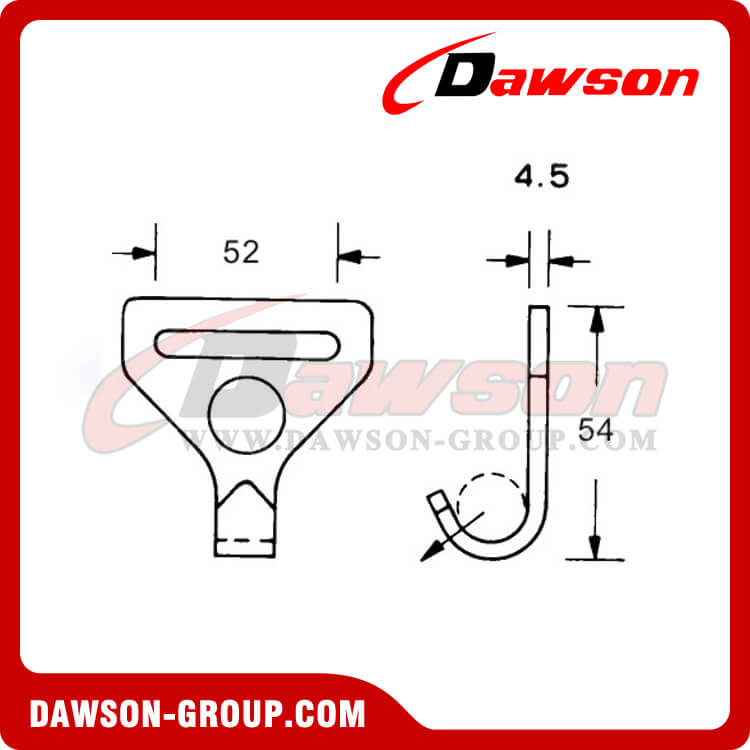 DSFH50151 フラット フック - Dawson Group Ltd. - 中国メーカー、サプライヤー、工場