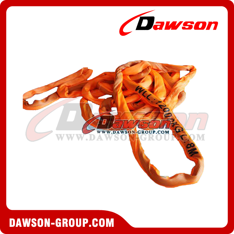 Eslingas redondas de 12 toneladas y 8 m - Dawson Group Ltd. Fabricante de China Proveedor