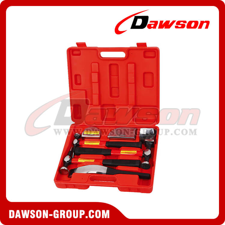 DSHS-E3412 Инструменты для ремонта кузова, набор из 7 предметов для отбивания панелей