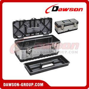DSJF-3026Y Caja de herramientas de plástico y acero de 15,5'