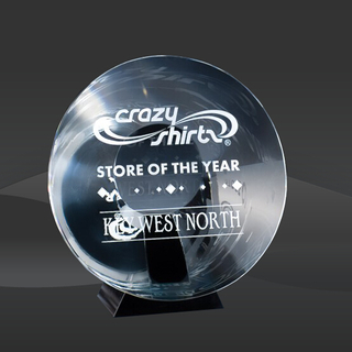 Round Crystal Atom Award (T-NATM808)