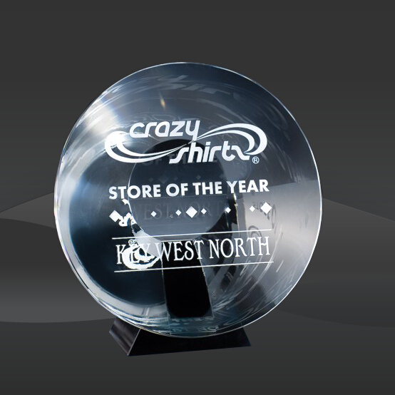 Round Crystal Atom Award (T-NATM808)