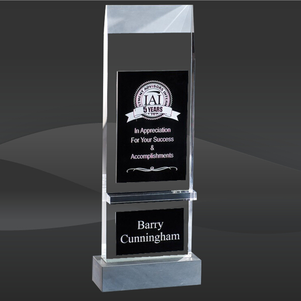 Tall Crystal Mika Award (T-WMKA412)