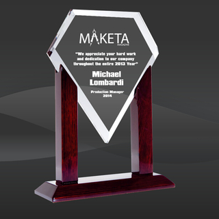 Crystal Heroic Diamond Award (TM-C1029)