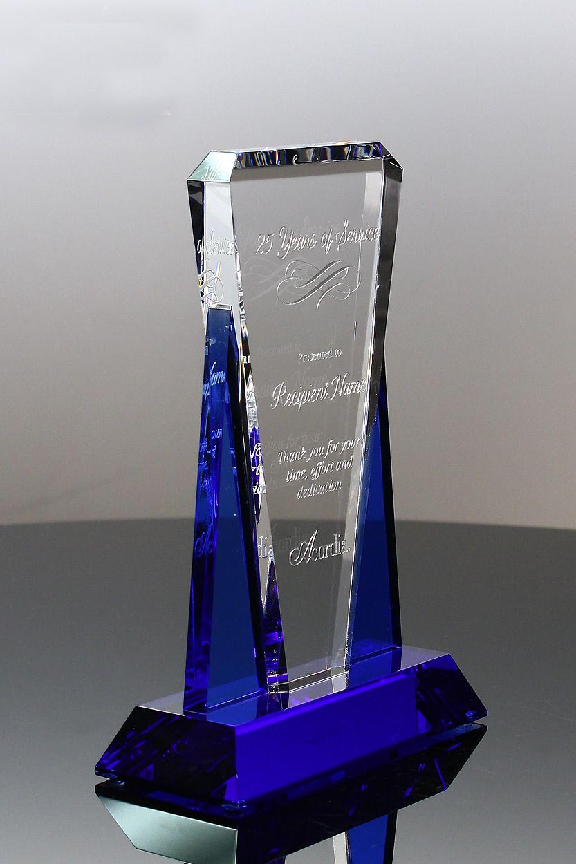Sapphire Quest Crystal Award