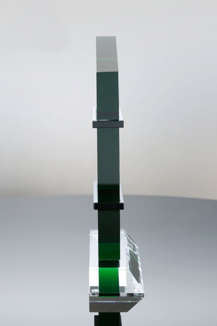 Popular Emerald City Crystal Award Trophy
