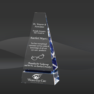 Clear Crystal Sparkle Award (T-FVA49)