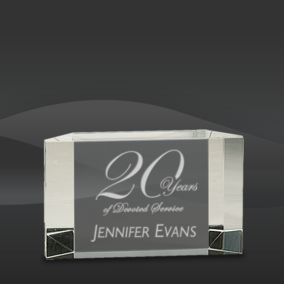 Standing Billboard Crystal Award (J-CRY76, J-CRY77, J-CRY78)